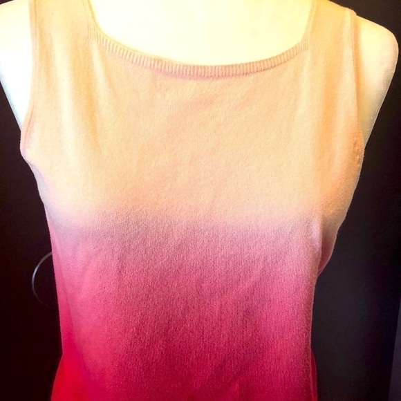 COPY - Josephine Chaus small peach to cinnamon ombré top - Picture 2 of 10